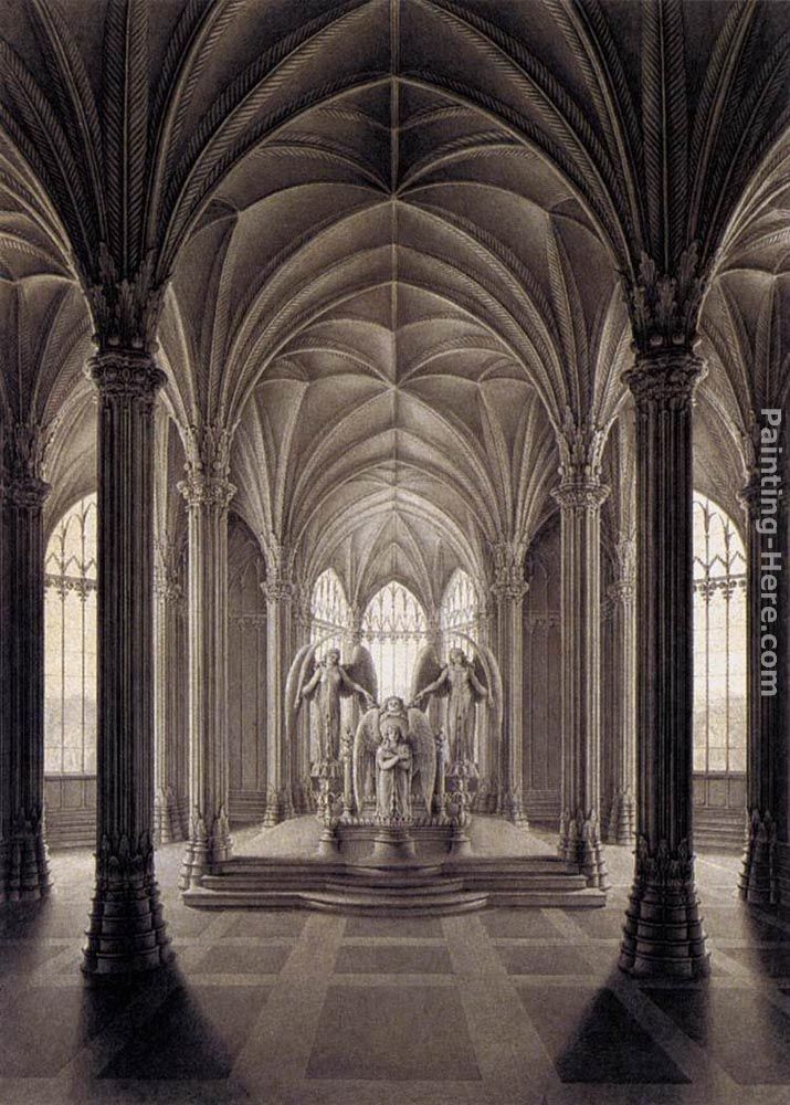 Karl Friedrich Schinkel Study for a Monument to Queen Louise